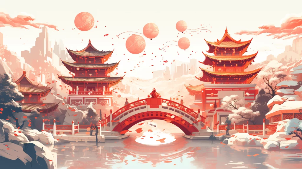 Chinese New Year 2024 Illustration
